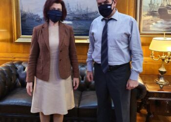 Στον Υπουργό Εθνικής Άμυνας κ. Νίκο Παναγιωτόπουλο η Βουλευτής Ν. Κοζάνης Παρασκευή Βρυζίδου