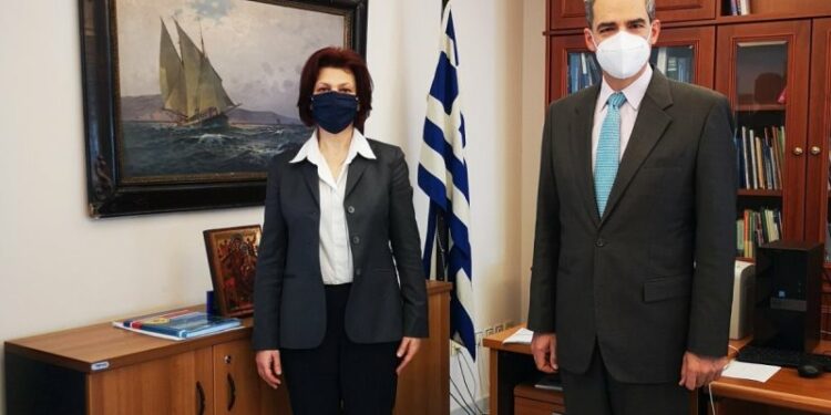 Συνάντηση Π. Βρυζίδου με τον Υφυπουργό Παιδείας κ. Α. Συρίγο