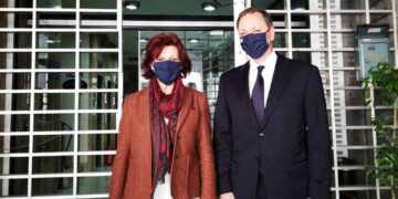 Τον Υπουργό Αγροτικής Ανάπτυξης κ. Σπήλιο Λιβανό συνάντησε η Βουλευτής Ν. Κοζάνης Παρασκευή Βρυζίδου