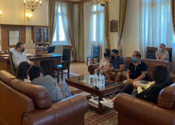 Συνάντηση του δημάρχου Κοζάνης Λάζαρου Μαλούτα με εκπροσώπους του δικτύου «Ελεύθεροι Νέοι»