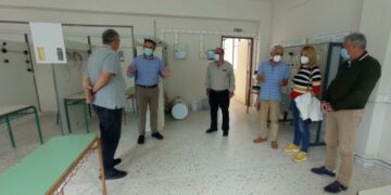 Επίσκεψη του Περιφερειάρχη Δυτικής Μακεδονίας κ. Γιώργου Κασαπίδη στο 1ο ΕΠΑ.Λ Σερβίων