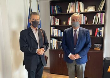 Δήμος Κοζάνης: Συνάντηση Λ. Μαλούτα – Ν. Παπαθανάση για τα έργα ΣΔΙΤ