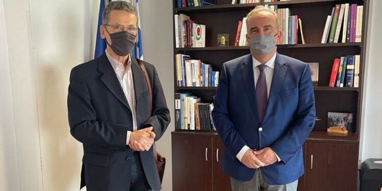 Δήμος Κοζάνης: Συνάντηση Λ. Μαλούτα – Ν. Παπαθανάση για τα έργα ΣΔΙΤ