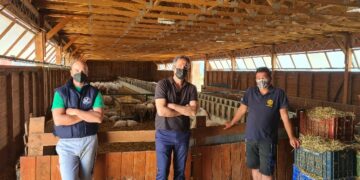 Επίσκεψη του Βουλευτή ΠΕ Κοζάνης Στάθη Κωνσταντινίδη στην ομάδα κτηνοτρόφων «Proud Farm»