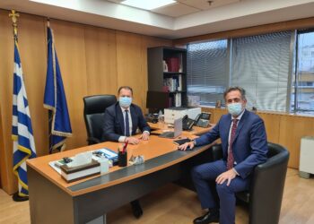 Συνάντηση του Βουλευτή ΠΕ Κοζάνης Στάθη Κωνσταντινίδη με τον Υφυπουργό Ψηφιακής Διακυβέρνησης Γιώργο Στύλιο