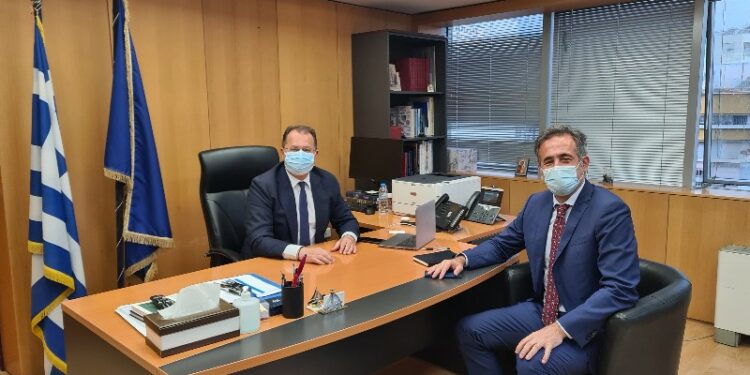 Συνάντηση του Βουλευτή ΠΕ Κοζάνης Στάθη Κωνσταντινίδη με τον Υφυπουργό Ψηφιακής Διακυβέρνησης Γιώργο Στύλιο