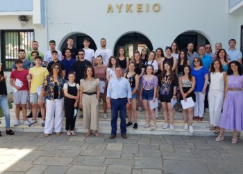 Η τελετή αποφοίτησης στο ΓΕΛ