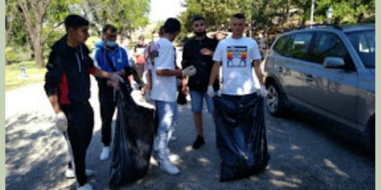 Καθαρισμός χώρου Αγίου Γεωργίου από το ΕΠΑ.Λ Σιάτιστας