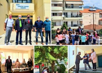 Επίσκεψη του Βουλευτή Π.Ε. Κοζάνης Στάθη Κωνσταντινίδη σε σχολικές μονάδες του Νομού και ευχές για την έναρξη των Πανελλαδικών Εξετάσεων
