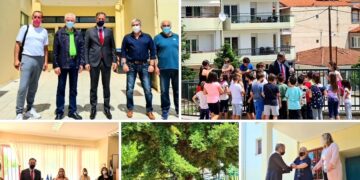 Επίσκεψη του Βουλευτή Π.Ε. Κοζάνης Στάθη Κωνσταντινίδη σε σχολικές μονάδες του Νομού και ευχές για την έναρξη των Πανελλαδικών Εξετάσεων