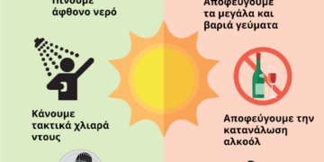 Οδηγίες Προστασίας από τις Υψηλές Θερμοκρασίες