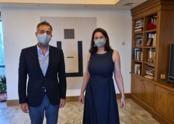 Συνάντηση του βουλευτή Π.Ε. Κοζάνης Στάθη Κωνσταντινίδη με την Υπουργό Παιδείας Νίκη Κεραμέως: «Έντεκα χιλιάδες επτακόσιοι νέοι διορισμοί στην εκπαίδευση!»