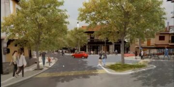 Η ανάπλαση στο κέντρο της Σιάτιστας