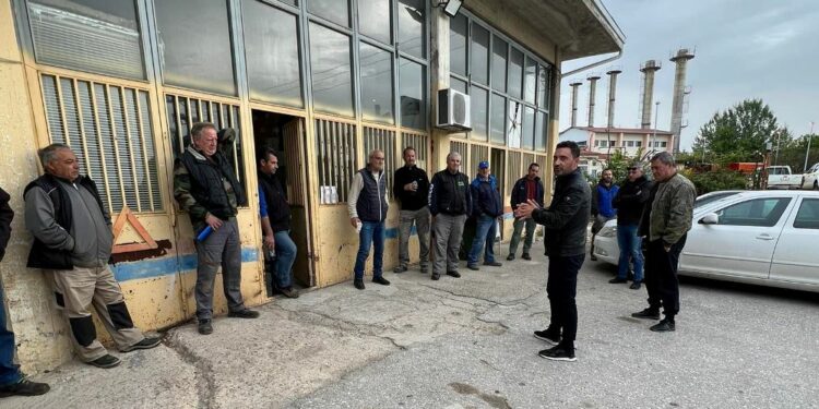 Ο Σωκράτης Βατάλης στη ΔΕΥΑ Κοζάνης: «Το σχέδιο Μητσοτάκη για την περιοχή απειλεί τη λειτουργία της Τηλεθέρμανσης- Δημόσιο αγαθό το νερό»