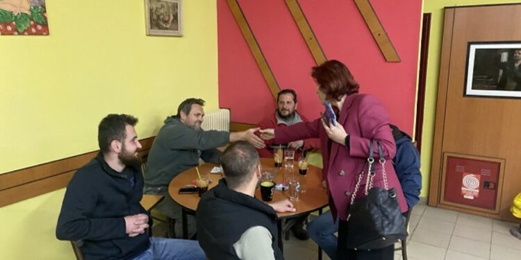 Η Παρασκευή Βρυζίδου στα Σέρβια, το Βελβεντό, στα Ίμερα και στα χωριά της Ελίμειας