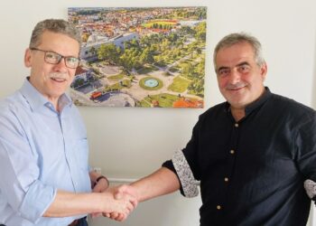 Ο Σάββας Αλεξανδρίδης με το Λάζαρο Μαλούτα