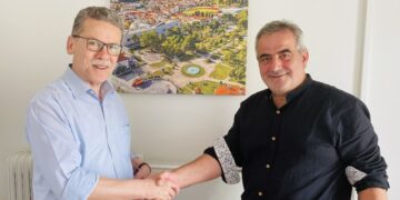 Ο Σάββας Αλεξανδρίδης με το Λάζαρο Μαλούτα