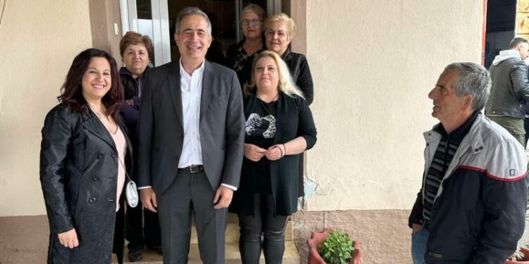 Επίσκεψη του Στάθη Κωνσταντινίδη σε χωριά του Ελλησπόντου