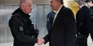 Στο Αστυνομικό Μέγαρο ο υποψήφιος βουλευτής ΝΔ Γιώργος Δακής