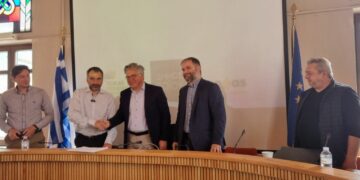 Δήμος Βοΐου: Υπογραφή σύμβασης για την κατασκευή δικτύου διανομής φυσικού αερίου στη Γαλατινή. Βίντεο