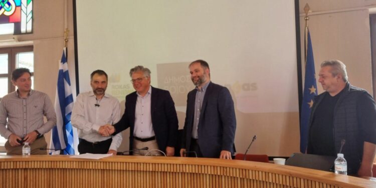 Δήμος Βοΐου: Υπογραφή σύμβασης για την κατασκευή δικτύου διανομής φυσικού αερίου στη Γαλατινή. Βίντεο