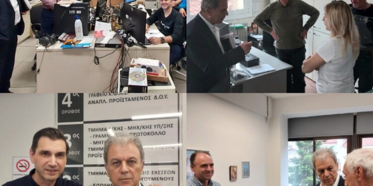 Γιώργος Αμανατίδης – Επισκέψεις σε υπηρεσίες και συναντήσεις με εργαζόμενους