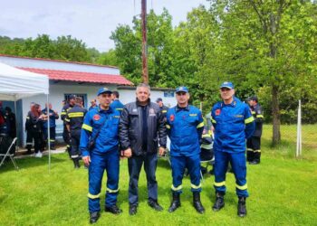 Άσκηση “Διά Πυρός 2023” της Πυροσβεστικής Υπηρεσίας Καστοριάς και Αντιπεριφέρειας Πολιτικής Προστασίας στην Βασιλειάδα της Π.Ε. Καστοριάς