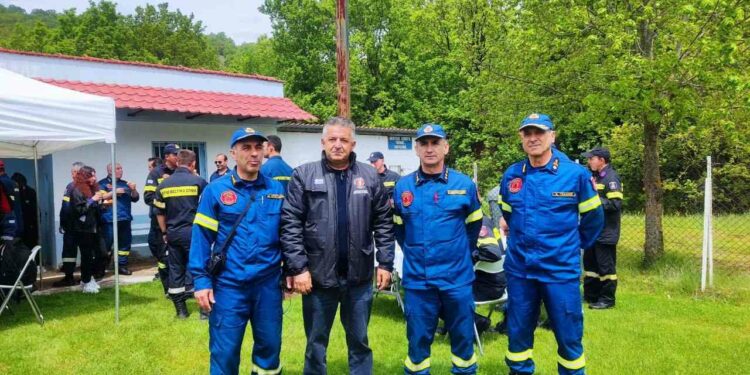 Άσκηση “Διά Πυρός 2023” της Πυροσβεστικής Υπηρεσίας Καστοριάς και Αντιπεριφέρειας Πολιτικής Προστασίας στην Βασιλειάδα της Π.Ε. Καστοριάς