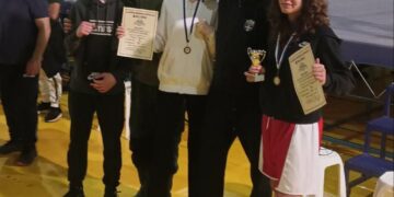 Πρώτη θέση για την Δήμητρα Καρπόζηλου από το Τσοτύλι στο πρωτάθλημα πυγμαχίας.