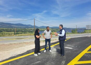 Αυτοψία του Γ. Κασαπίδη στις εργασίες του οδικού έργου «Παράκαμψη οικισμού Κήπου»