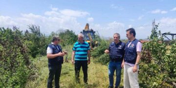 Επίσκεψη του Αντιπεριφερειάρχη Πολιτικής Προστασίας Θωμά Μάνου στις έκτακτες παρεμβάσεις Πολιτικής Προστασίας στην Τ.Κ. Ανατολικού Εορδαίας