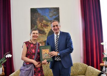 Εθιμοτυπικές επισκέψεις της Γενικής Προξένου των ΗΠΑ και της Γενικής Προξένου της Γερμανίας στον κ. Στάθη Κωνσταντινίδη