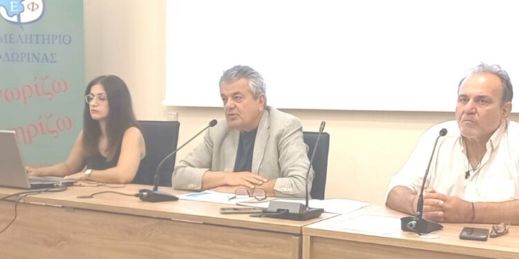 Ενημερωτική συνάντηση του Αντιπεριφερειάρχη Δίκαιης Αναπτυξιακής Μετάβασης με μέλη του ΕΒΕ Φλώρινας