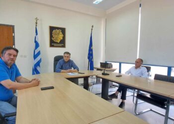 Συνάντηση του Γ. Κασαπίδη με τον Πρόεδρο της ΕΠΣ Κοζάνης Γ. Αποστόλου