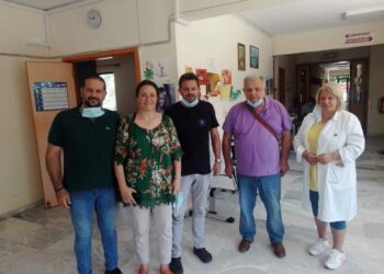 Στο Κέντρο Υγείας Άργους Ορεστικού ο Αντιπεριφερειάρχης Γ. Μαργαρίτης και η Πρόεδρος του Περιφερειακού Συμβουλίου Κ. Κυριακίδου