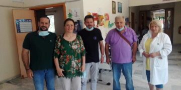 Στο Κέντρο Υγείας Άργους Ορεστικού ο Αντιπεριφερειάρχης Γ. Μαργαρίτης και η Πρόεδρος του Περιφερειακού Συμβουλίου Κ. Κυριακίδου