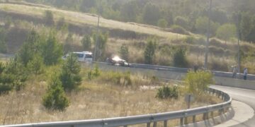 Εκτροπή ΙΧ στον κάθετο της Εγνατίας στη Σιάτιστα