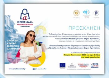 Παρουσίαση Εμπορικού Σήματος και Καμπάνιας Προβολής & Προώθησης Ανοικτού Κέντρου Εμπορίου Δήμου Αμυνταίου