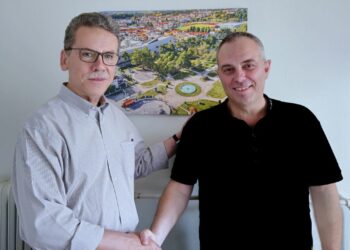 Ο Ηλίας Κάτανας με τον Λάζαρο Μαλούτα