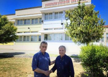 Ο Σάκης Κωτούλας με τον Λάζαρο Μαλούτα