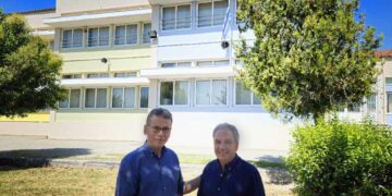 Ο Σάκης Κωτούλας με τον Λάζαρο Μαλούτα