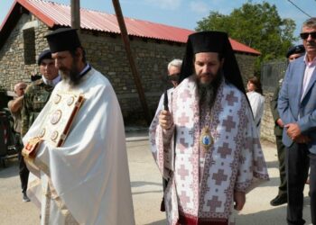 Ο Δήμαρχος Γρεβενών Γιώργος Δασταμάνης στον εορτασμό του Αγίου Κοσμά του Αιτωλού (Φωτογραφίες)