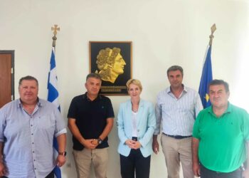 Συνάντηση εργασίας του Θεματικού Αντιπεριφερειάρχη Θωμά Μάνου με την Υφυπουργό Περιβάλλοντος και Ενέργειας