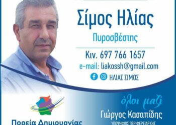 Σίμος Ηλίας, υποψήφιοςμε το Γιώργο Κασαπίδη: Το βιογραφικό