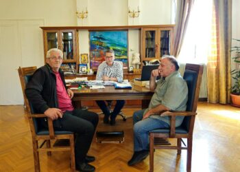 Συνάντηση του δημάρχου Κοζάνης Λάζαρου Μαλούτα με εκπροσώπους των λαϊκών αγορών