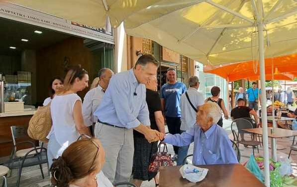 Στα Γρεβενά ο Περιφερειάρχης Δυτικής Μακεδονίας και εκ νέου υποψήφιος Γιώργος Κασαπίδης
