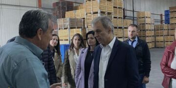 Ο Γιώργος Αμανατίδης στις εγκαταστάσεις της Γ.Ε.Ο.Κ