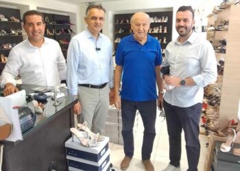 Στην αγορά της Κοζάνης ο Γ. Κασαπίδης