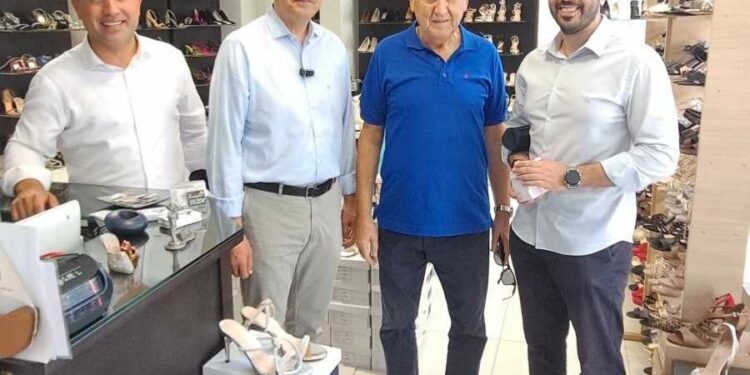 Στην αγορά της Κοζάνης ο Γ. Κασαπίδης