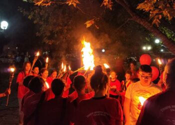 Η Γαλατινή υποδέχτηκε τη φλόγα της αγάπης.  Βίντεο
